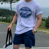 Ritel Paris Printing Round Overfit Short Sleeve