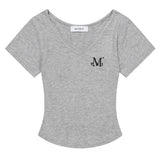 ONYX SIGNATURE LOGO V-NECK HALF T (5COLOR)