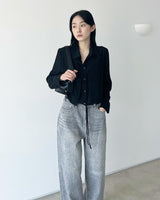 Rody texture layered blouse