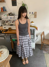 Vicky Basic Ribbed Round Sleeveless
