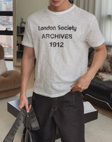 Saier Vintage Lettering Short Sleeve T-shirt