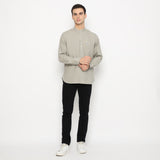 MON AKITA - Kishi Men's Long Sleeve Shirts Grey
