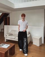 Vasque Lettering Wide Sweatpants