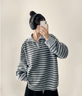 Momo Dangala Loose Fit Collar Sweatshirt