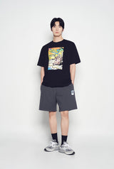25SS オパンチュウサギズリーショートパンツ チャコール