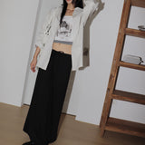 [MADE/Early Autumn] リーンストライプオーバーサイズフィット長袖シャツ