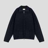 Saint wool zipup knit