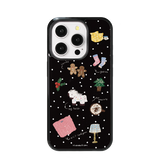 ウィンター ホーム コラージュ ブラック マグセーフiPhone ケース