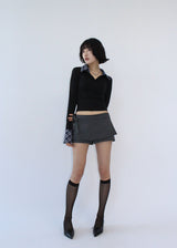 STRIPE WRAP SHORTS