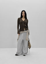 [MADE] Pimpong Panel Wide Banded Pants