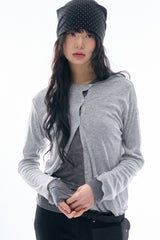 Eller lettuce edge cardigan
