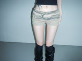 alone eyelet camo shorts