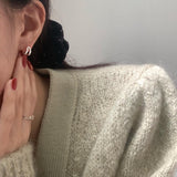 (silver925) ツーラインワンタッチピアス *silver