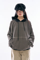 Baron stripe over hoodie