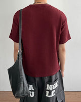 Bloom Crop Short Sleeve Knit