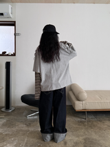 boxy fit layered T 