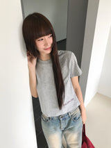 [ORIGINAL] Face Round Short-Sleeve T-Shirt
