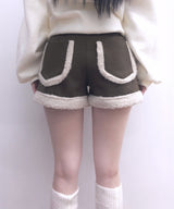 curly shorts (2colors)