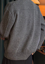 [virstyle original] INKKI Wool Drop-Shoulder Knit 2COLOR