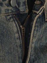 Slug wash bootcut denim