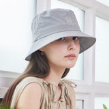 Flow VZ Nylon Stitch Patch Bucket Hat Gray