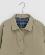 Hinyu Check Reversible Padded Jacket