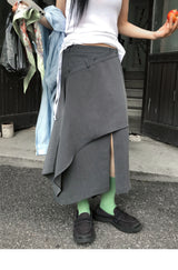 OVERLAY FOLD SKIRT