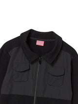 NY PATCH ZIP UP (BLACK)