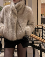 Fur Crop Jacket