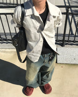 Curved Printing Balloon Pants