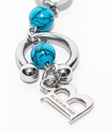 BBD ストーンボールBロゴピアス(Silver&Turquoise)