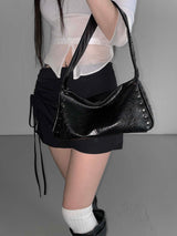 wasn’t stud shoulder bag