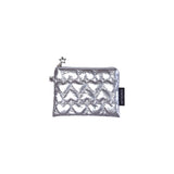 Mini Zipper Pouch_Black,Silver,Aurora Silver