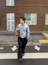 Suede Dot Bag (with Pouch)