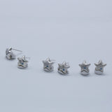 Twinkle chubby star earring(Matte)