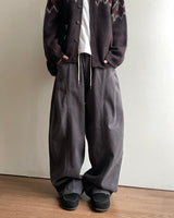 Volume Rivet Cotton Pants
