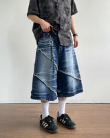 Slash Bermuda Denim Pants
