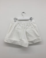 Pintuck roll-up culottes (3color)