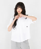 LOOSE FIT TWO POCKET HALF SHIRT [4color]