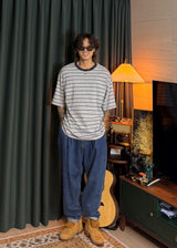 ダンガラストライプステラショートスリーブ 2COLOR