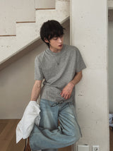 ムードベーシッククロップ半袖Tシャツ