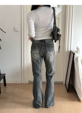 Grayish ブーツカットデニムパンツ