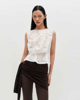 Layered Wrap Tie _ BLACK