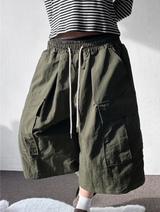 Windy Nylon Rustling Cargo Bermuda 5 Color
