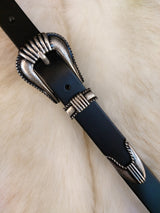 LMN Bolton 25 mm Cowhide Western Belt (3 colors)