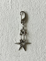 Cyber Star Spike Keyring