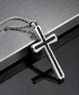 NN-105 Blackstone Cross Necklace