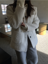 クラリーモヘアファーツイードジャケット（2c）