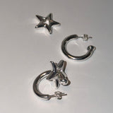 [925silver] 2 ウェイ スターピアス