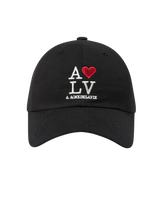 25FW LOVE ADLV コットンボールキャップ ブラック